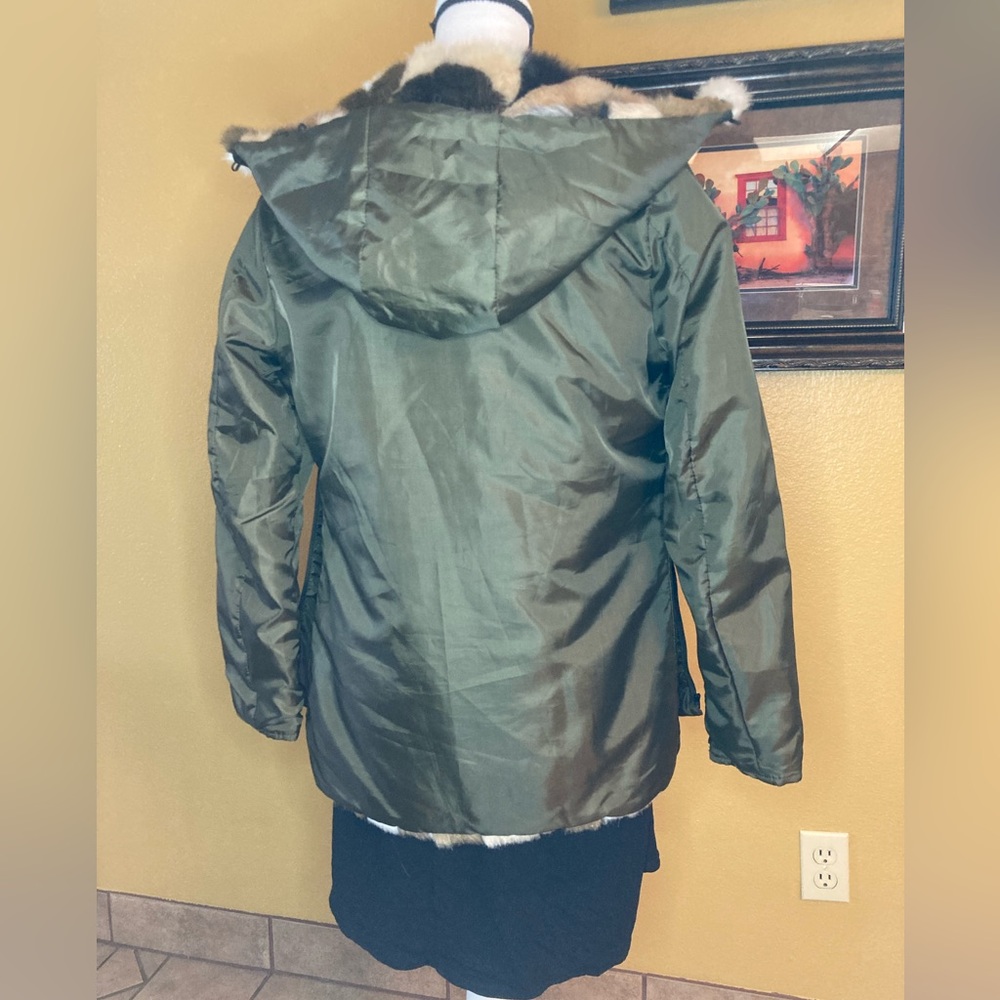 Reason Camo-Print Faux-Fur Anorak - Picture 5 of 8